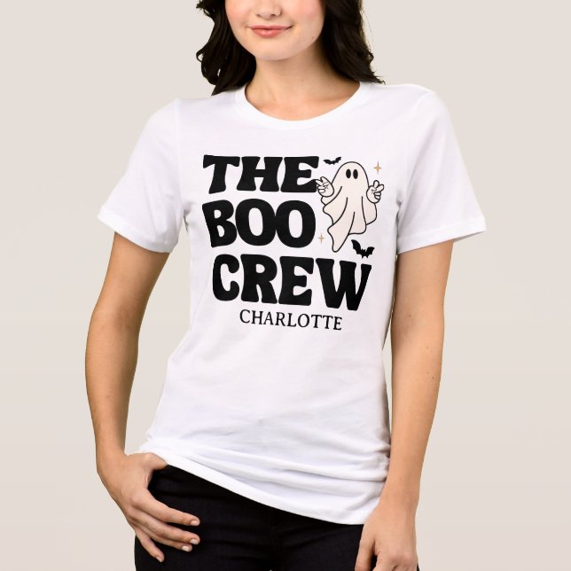 Retrai O Halloween Do Boo Crew (Frente)
