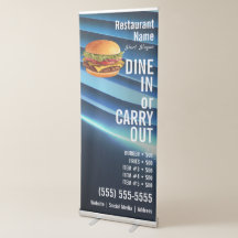 Banner Retratável de Burger