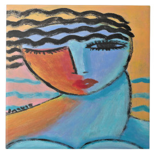 Retrato Abstrato Matinal de uma Mulher