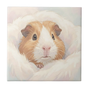 Retrato Adorável de um Porquinho-da-índia Fofo