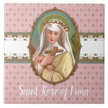 Retrato com quadro de Rua. Rosa de Lima (M 024b)