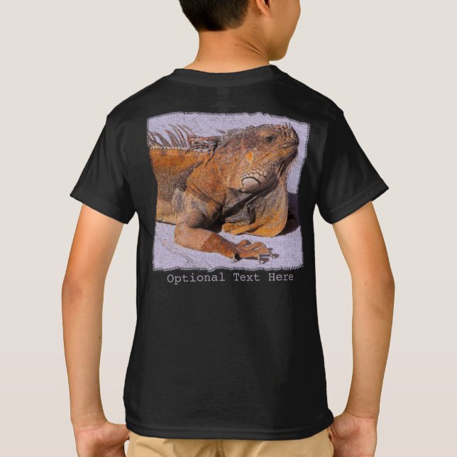 Retrato da Camiseta Iguana (Verso)
