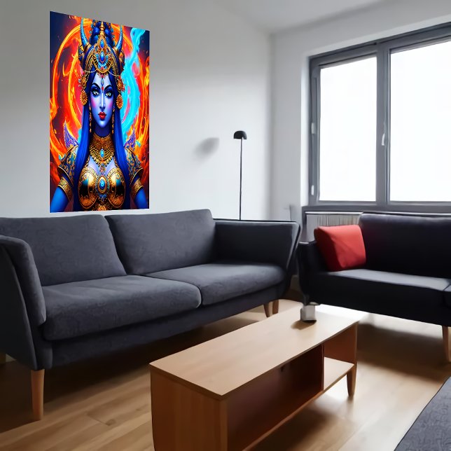Retrato da Deusa Hindu Kali | AI Art Poster (Criador carregado)