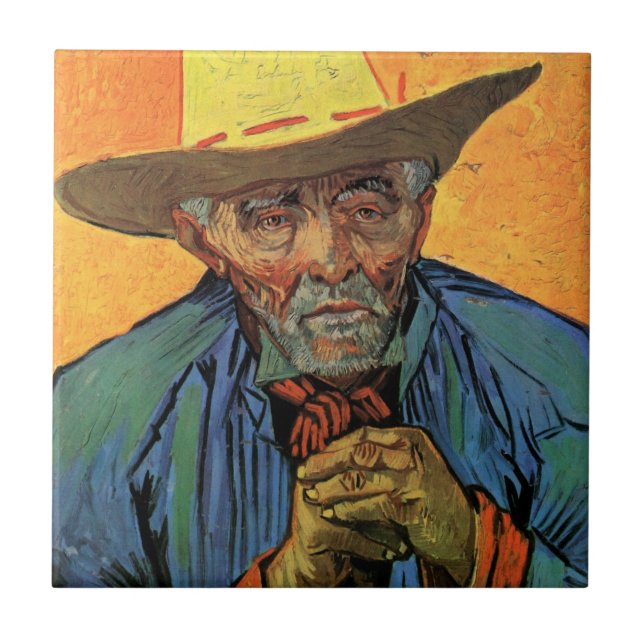 Retrato da Paciência Escalier por Vincent van Gogh (Frente)