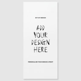 Retrato da placa Magnet de 4" x 9"