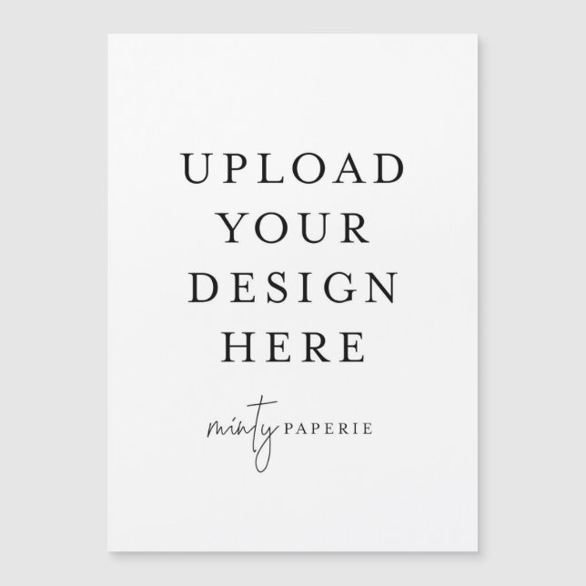 Retrato da placa Magnet de 5" x 7" (Frente)