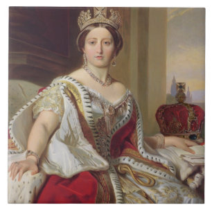 Retrato da rainha Victoria (1819-1901) 1859 (óleo