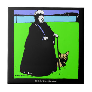 Retrato da Rainha Vitória e do Cão Yorkie