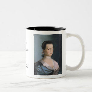 Retrato de Abigail Adams & caneca das citações