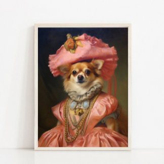 Retrato de Animal Vitoriano, Impressão de Animal V