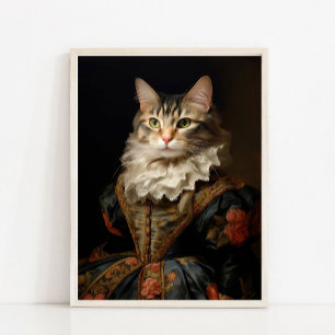 Retrato de Animal Vitoriano, Impressão de Animal V