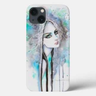 Retrato de Arte Moderna em Aquarela Fantasma de Ol