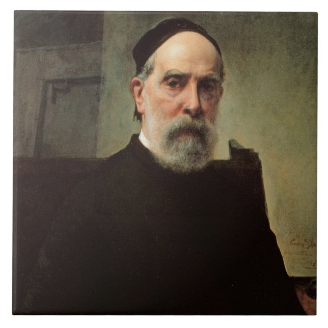 Retrato de auto, 1878 (óleo em canvas) (Frente)