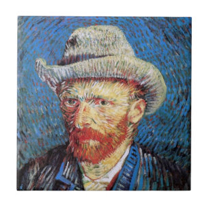 Retrato de auto de Vincent van Gogh com o chapéu
