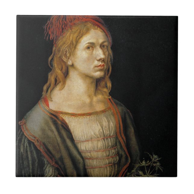 Retrato de auto por Albrecht Durer 1493 (Frente)