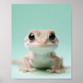 Retrato de Bebê Camaleão – Impressão para Berçário