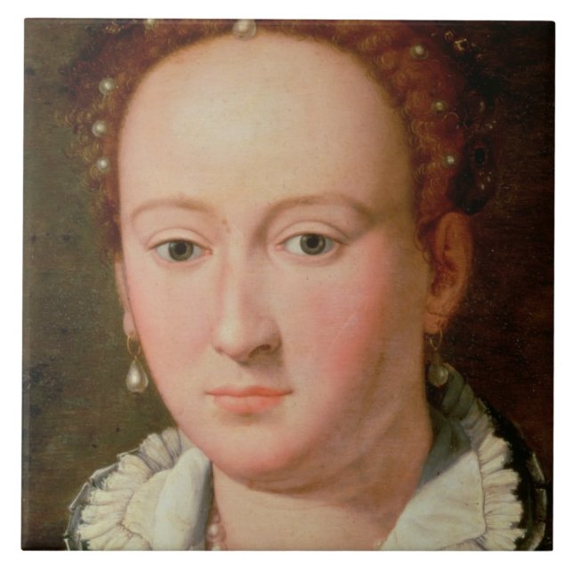 Retrato de Bianca Cappello, c.1580 (óleo no cobre (Frente)