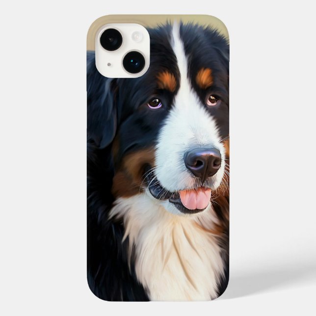 Retrato de Cachorro da Montanha Bernese (Verso)