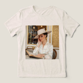 Retrato De Café Opalescente Luxe De Uma Camisa T M