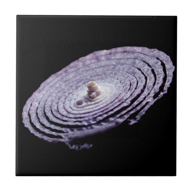 Retrato de cebola vermelha (Frente)