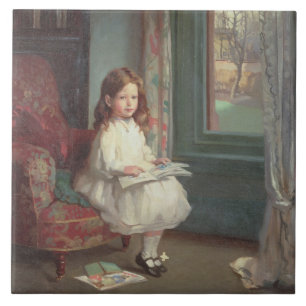 Retrato de Clara Hughes, 1902 (óleo em canvas)