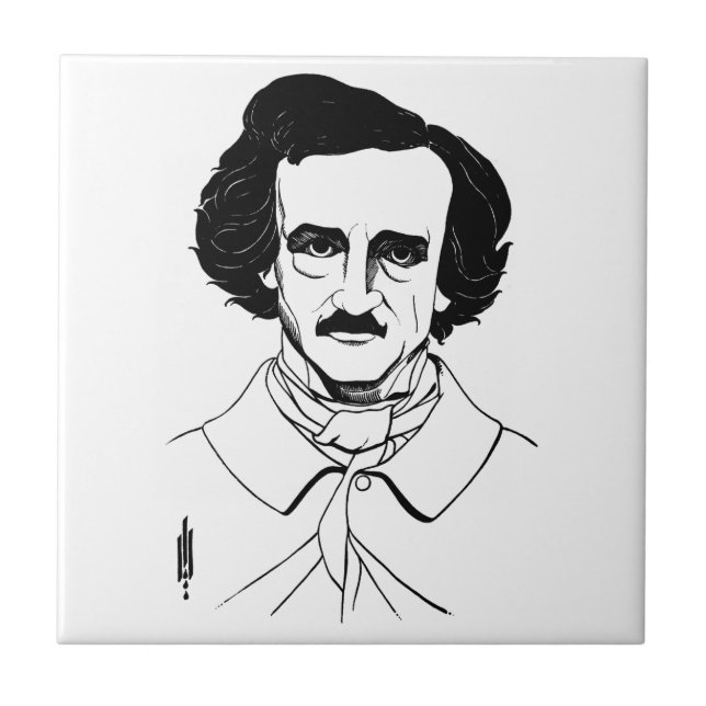 Retrato de Edgar Allan Poe (Frente)