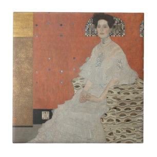 Retrato de Fritza Riedler por Gustav Klimt