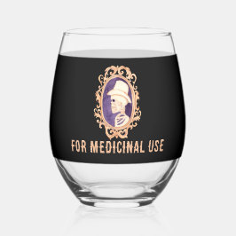 Retrato de Halloween: Vidro de Vinho Sem Estêmulo