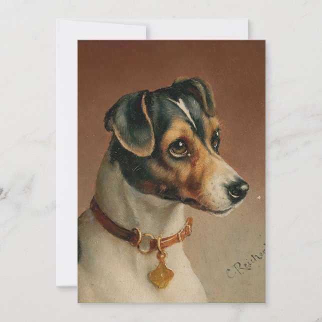 Retrato de Jack Russel Terrier | Carl Reichert (Frente)