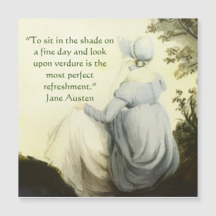 Retrato de Jane Austen +citação
