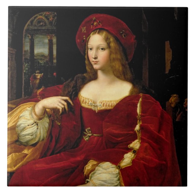 Retrato de Jeanne da esposa de Aragon (c.1500-77) (Frente)