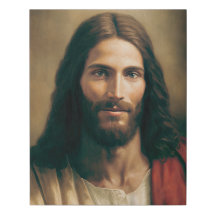 Retrato de Jesus Cristo - Canvas escura 16x20
