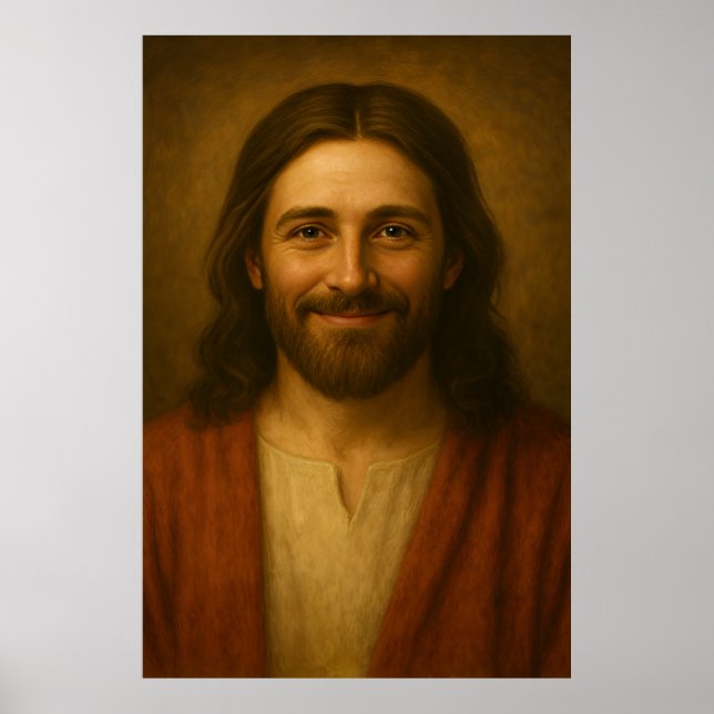 Retrato de Jesus Cristo nº 3™ LDS Wall Art Poster (Frente)