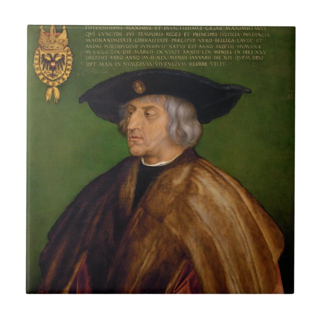 Retrato de Maximilian mim por Albrecht Durer (Frente)