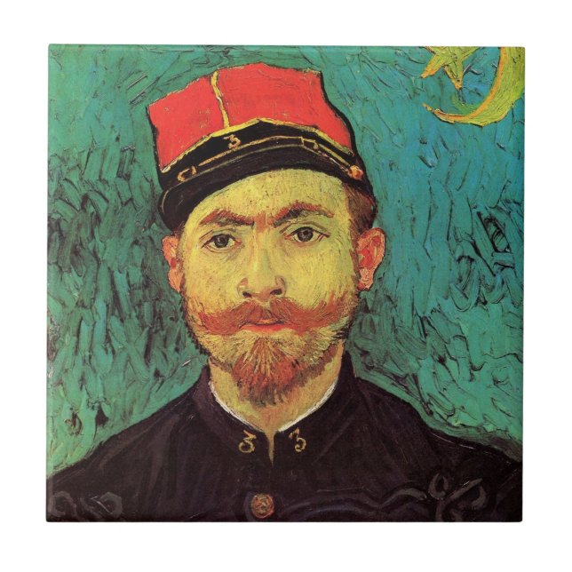 Retrato de Milliet, o veículo de Vincent van Gogh (Frente)