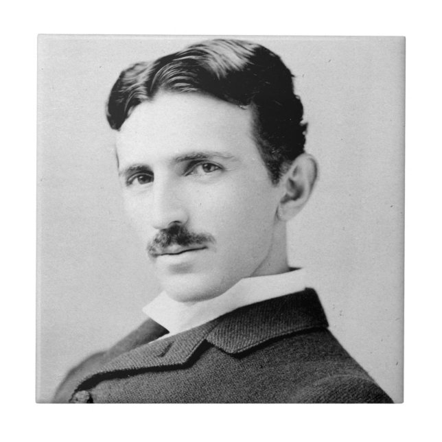 Retrato de Nikola Tesla (Frente)