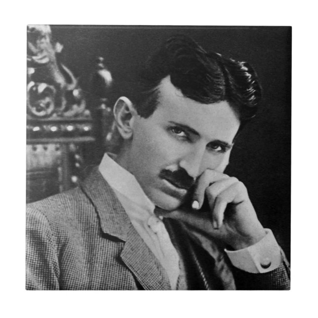 Retrato de Nikola Tesla (Frente)