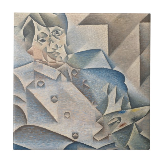 Retrato de Pablo Picasso por Juan Gris (Frente)