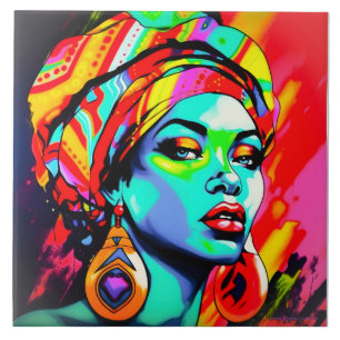 Retrato de pop Art