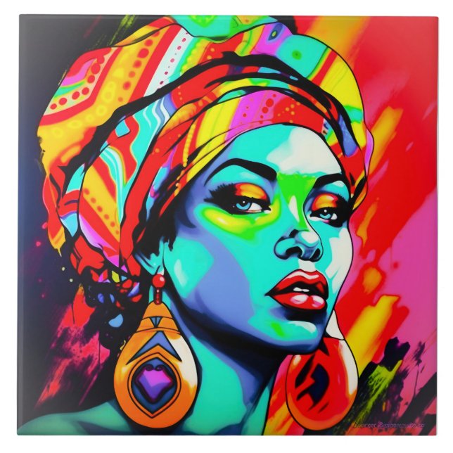 Retrato de pop Art (Frente)