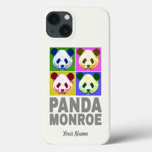 Retrato de Pop de Arte do Urso Panda Monroe