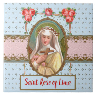 Retrato de Sta. Rosa Envolta em Rosas (M 024a)