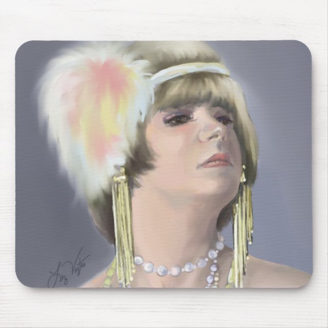 Retrato de Summer Siren Mousepad (Frente)