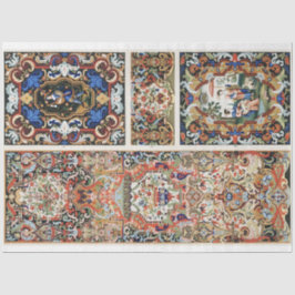 Retrato de Tapeçaria Papel de Decoupage