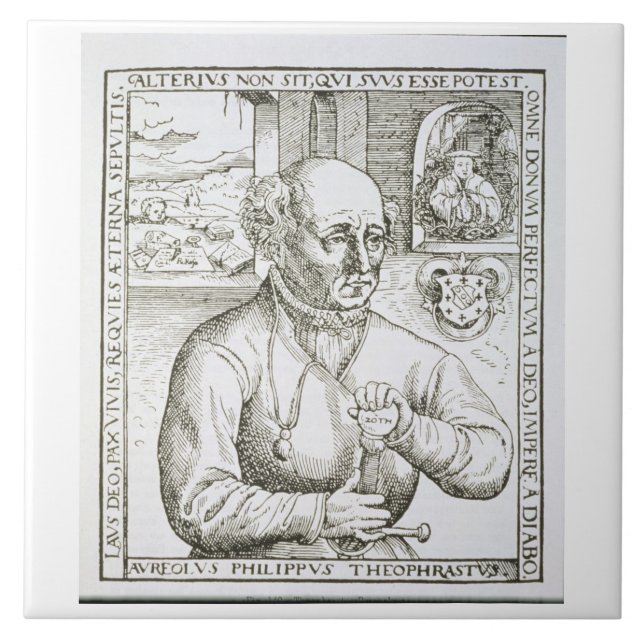 Retrato de Theothrastus Paracelsus (1493-1541), c (Frente)