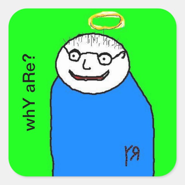 Retrato de um adesivo amigo (Frente)