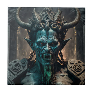 Retrato de um demônio azul