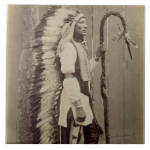 Retrato de um nativo americano 'de Buffalo Bill