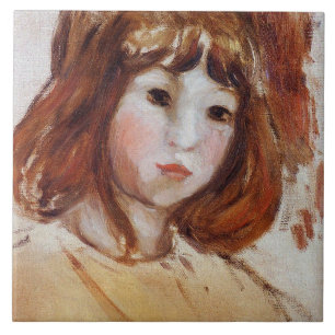 Retrato de uma Menina (por Berthe Morisot)