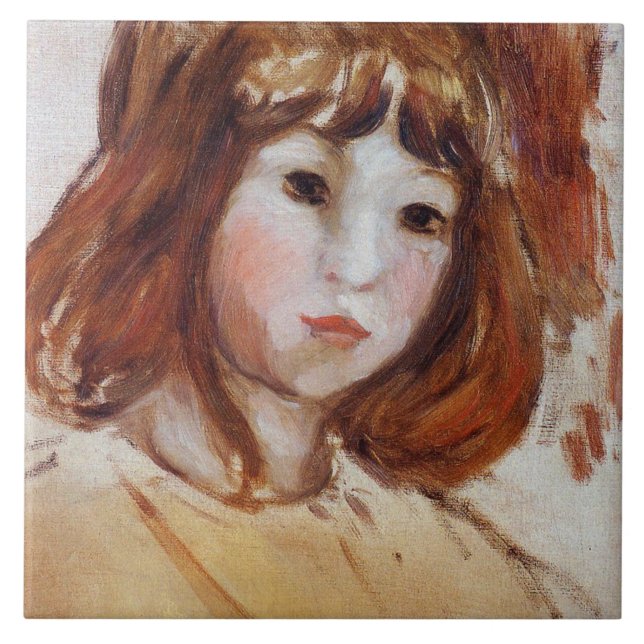 Retrato de uma Menina (por Berthe Morisot) (Frente)